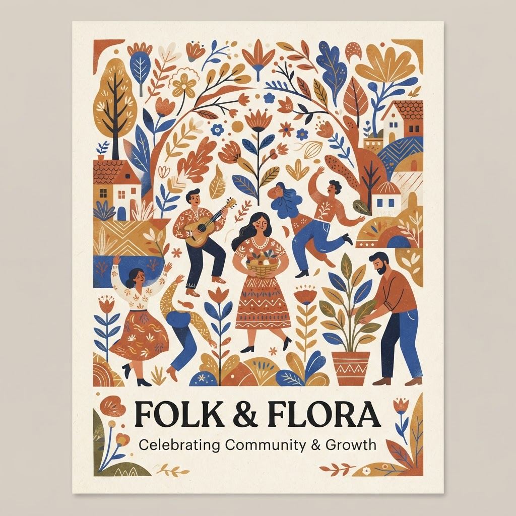 Modern Folk — Illustration for Margem Magazine